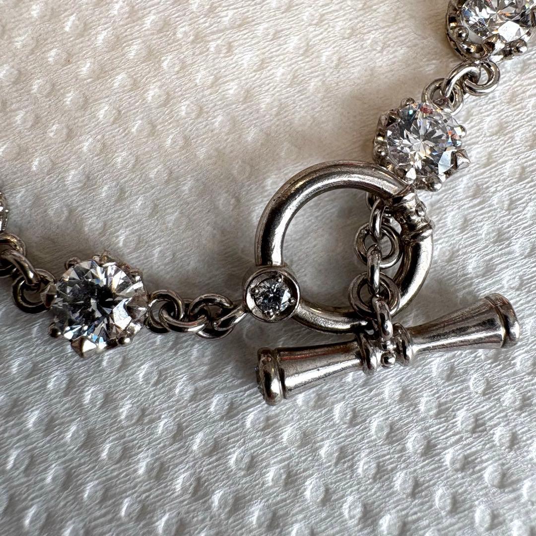 Justin Davis シルバーブレスレット SV925 ストーン