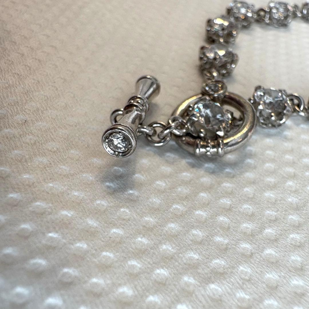 Justin Davis シルバーブレスレット SV925 ストーン