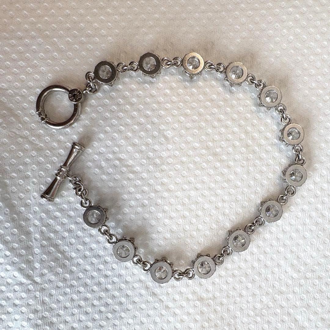 Justin Davis シルバーブレスレット SV925 ストーン