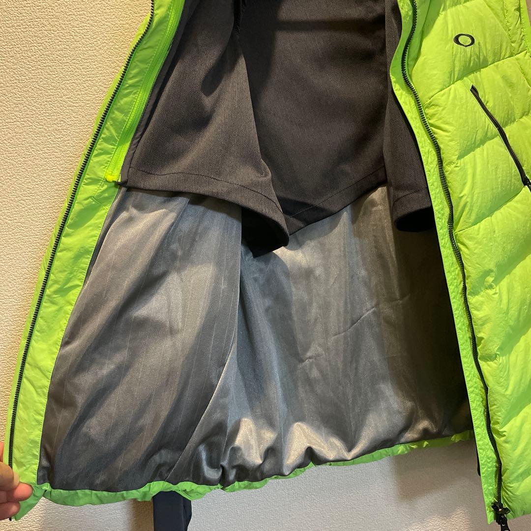 h*i様 Oakley ライムグリーン ダウンジャケット