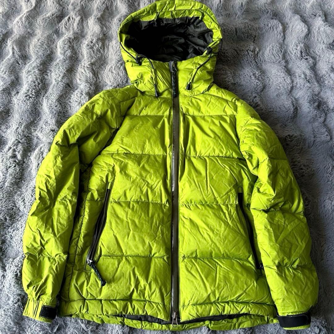 アーバンリサーチドアーズ×ナンガ ライムグリーン ダウンジャケット XS