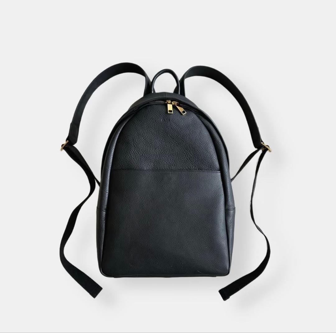 ch!iiibag/チーバッグ leather backpack ブラック