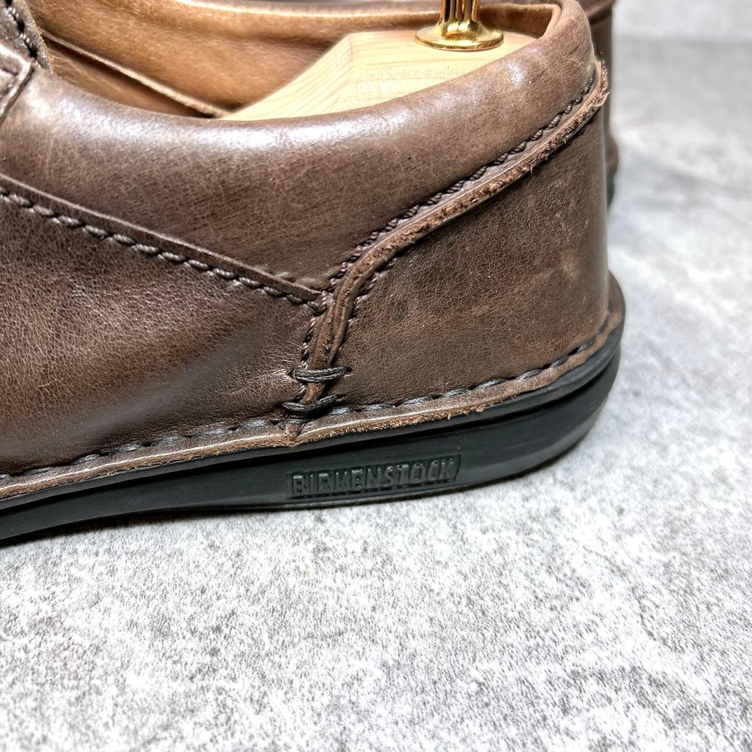 美品✨【ビルケンシュトック】パサデナ/ナロー幅/革靴/コンフォートシューズ/茶色