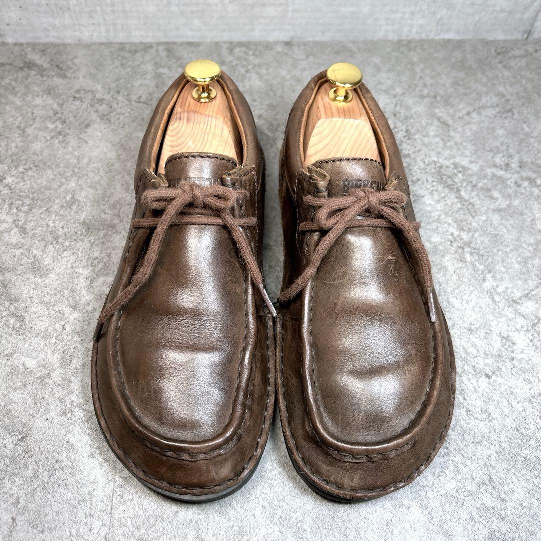美品✨【ビルケンシュトック】パサデナ/ナロー幅/革靴/コンフォートシューズ/茶色