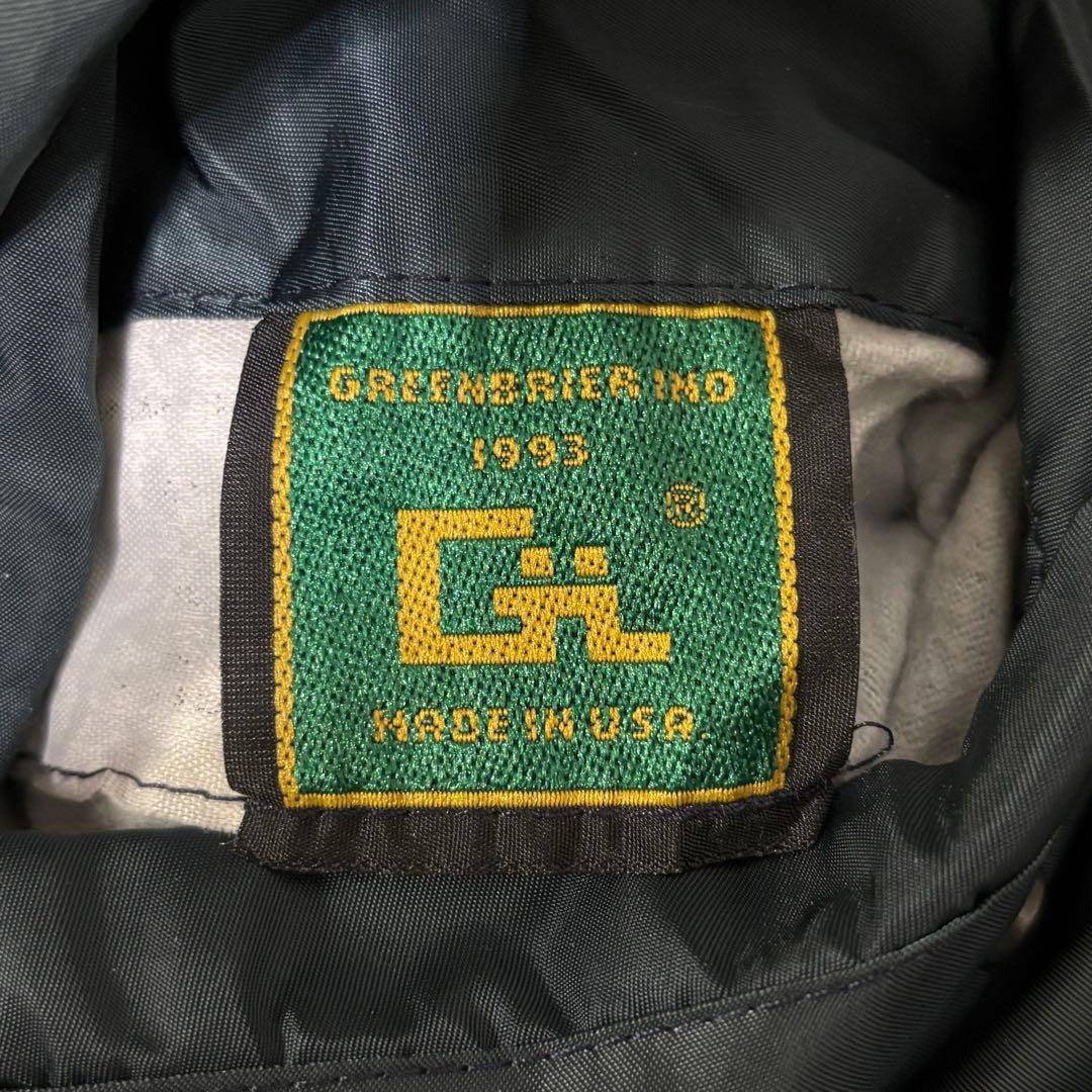 USA製 90s GREENBRIER INC. MA-1 フライトジャケット
