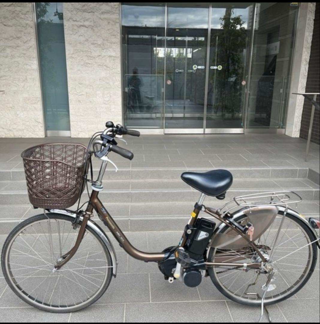 Sale電動アシスト自転車、パナソニックバッテリー 6.6Ahバッテリー2つ