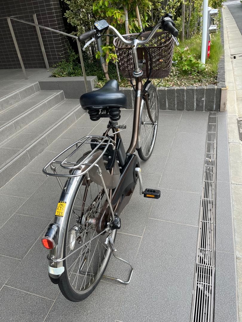 Sale電動アシスト自転車、パナソニックバッテリー 6.6Ahバッテリー2つ