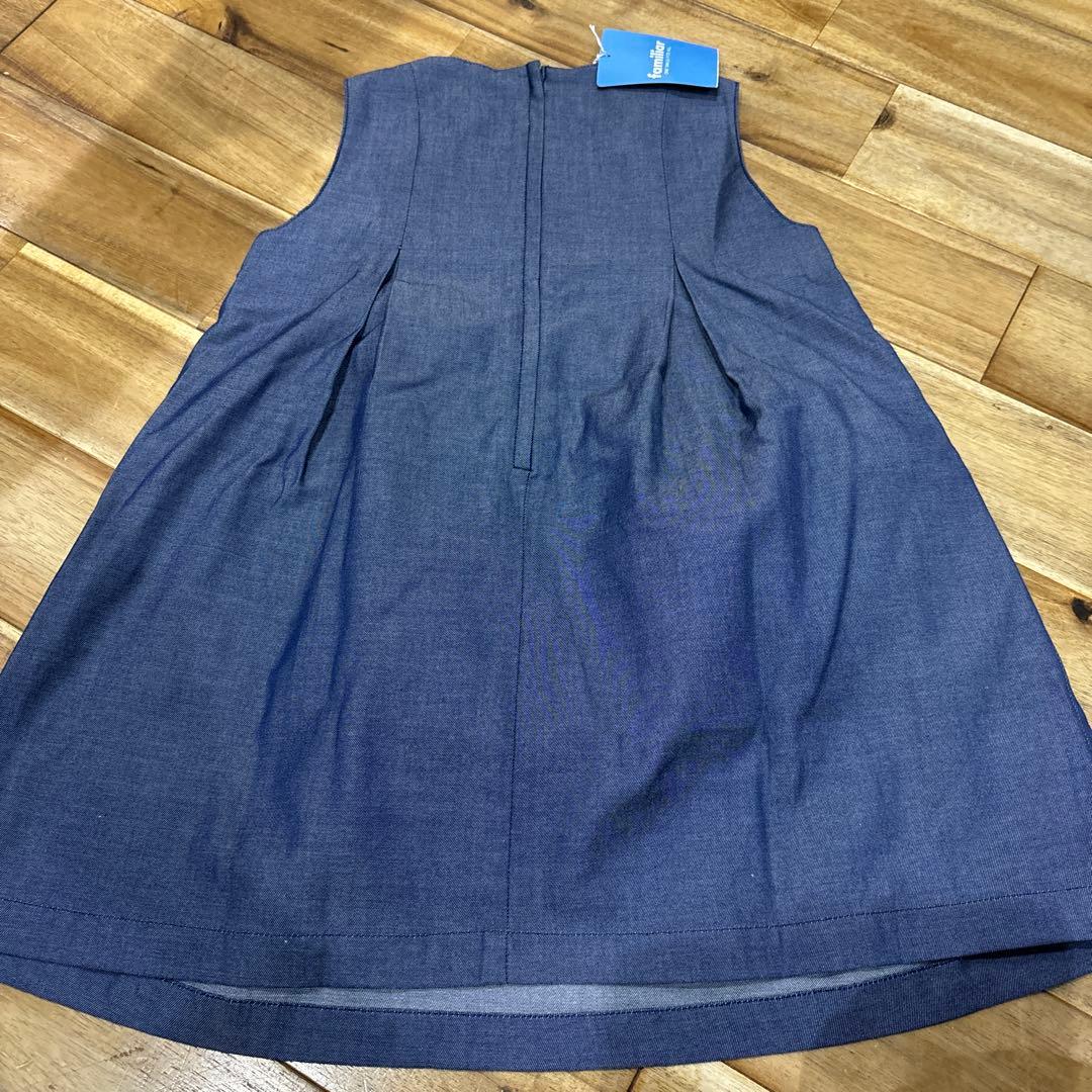 タロウ　新品　familiar ワンピース　リボン　100
