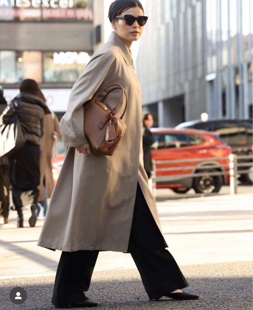 新品未使用品*WOOLSILK ギャバトレンチコート