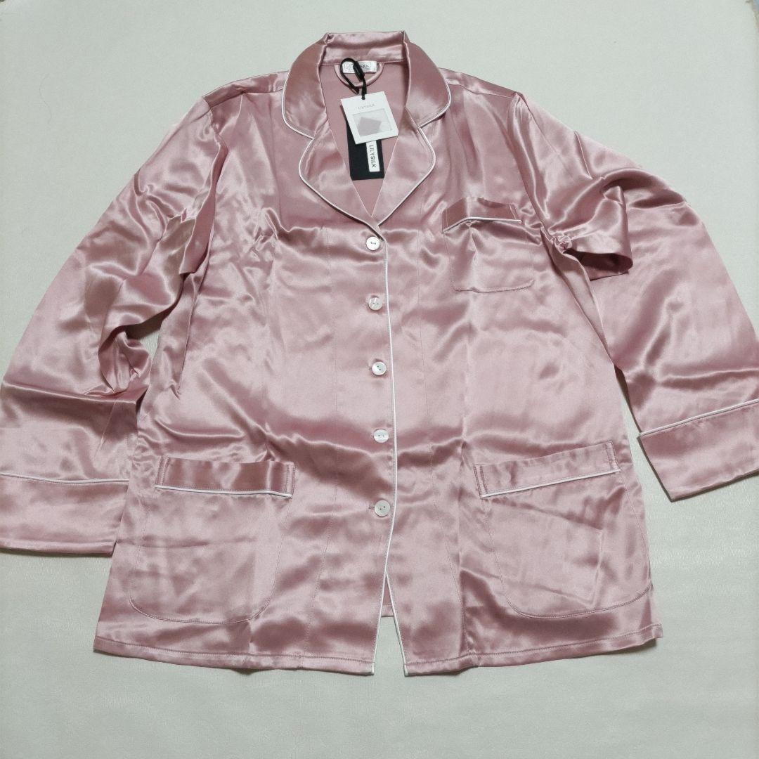 LILYSILK リリーシルク パジャマ 長袖 ピンク シルクパジャマ 絹