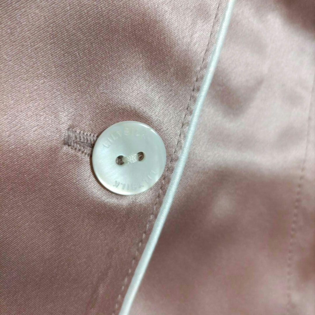 LILYSILK リリーシルク パジャマ 長袖 ピンク シルクパジャマ 絹