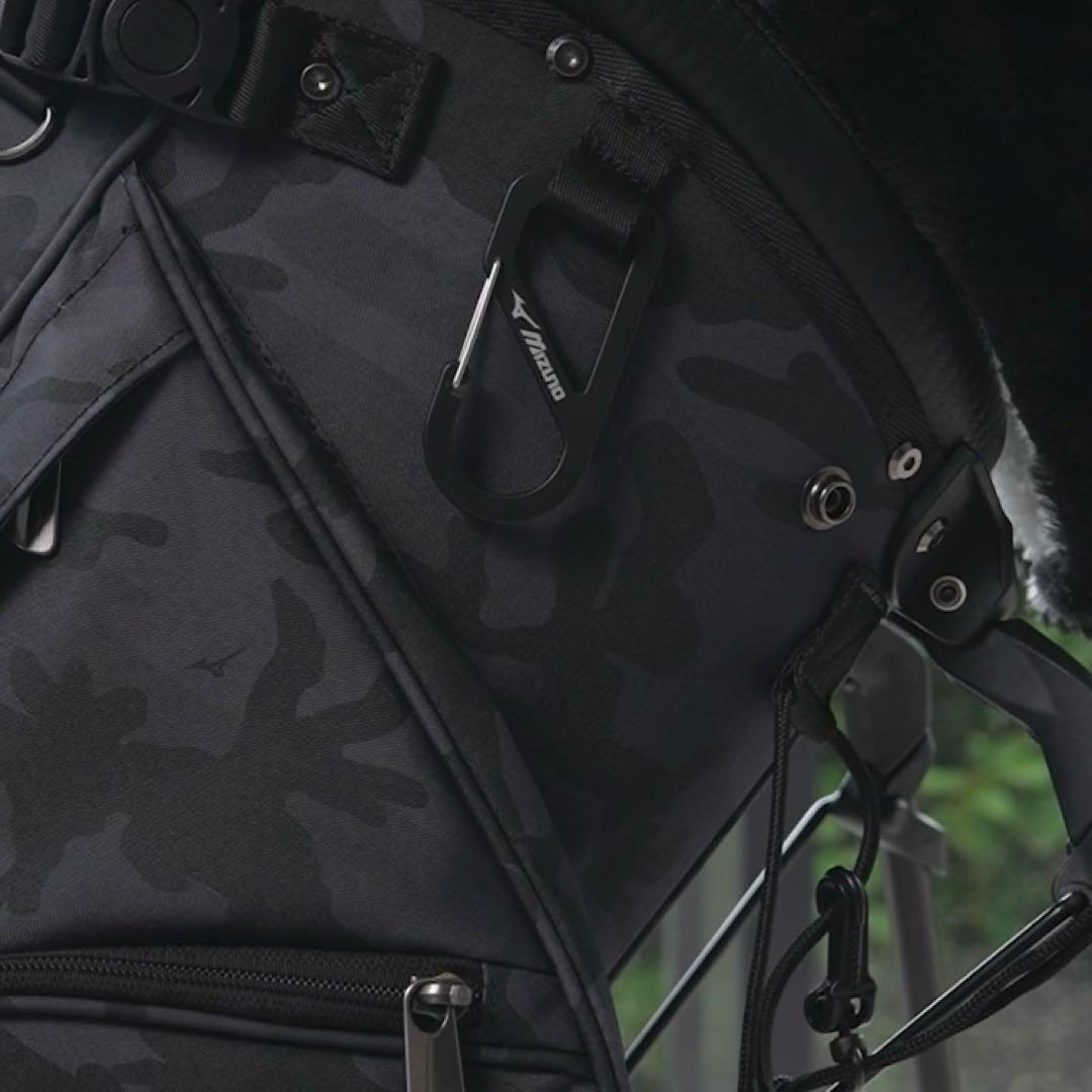 MizunoPro ミズノプロ スタンドキャディーバッグ 黒迷彩 ¥39,600