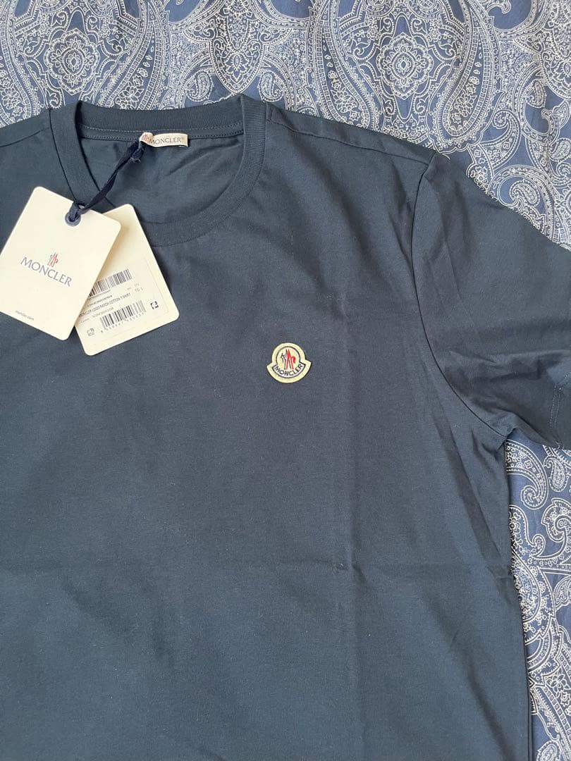 MONCLER Tシャツ Lサイズ ネイビー