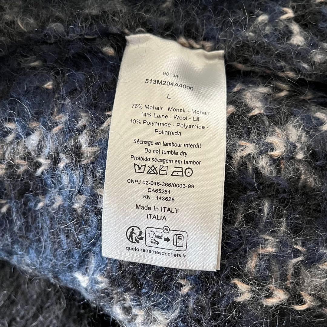 定価50万☆DIOR×CAWS Oblique モヘヤカーディガン