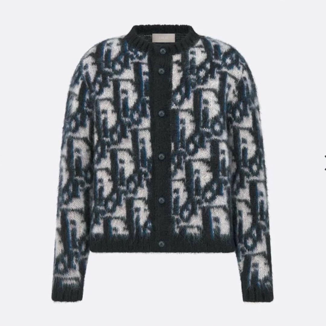 定価50万☆DIOR×CAWS Oblique モヘヤカーディガン