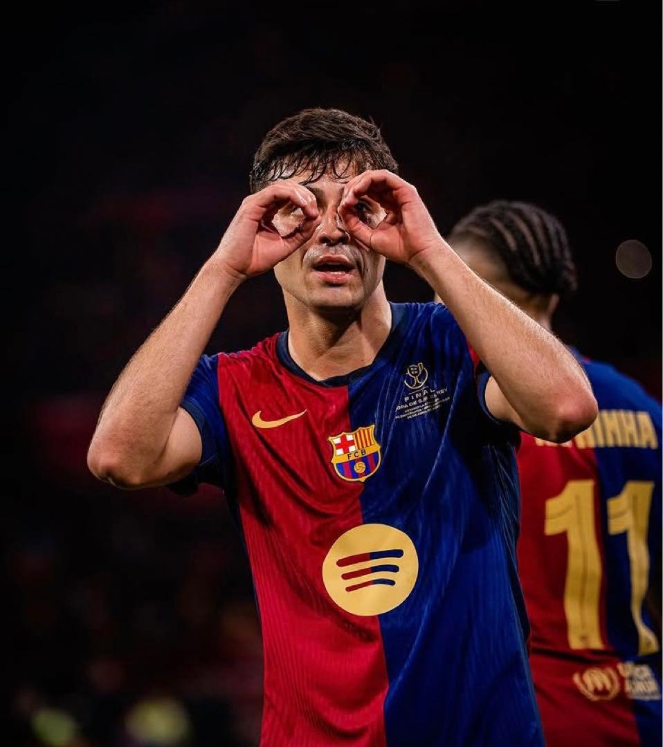 正規品】バルセロナ ペドリ ユニフォーム 国王杯決勝モデル - メルカリ