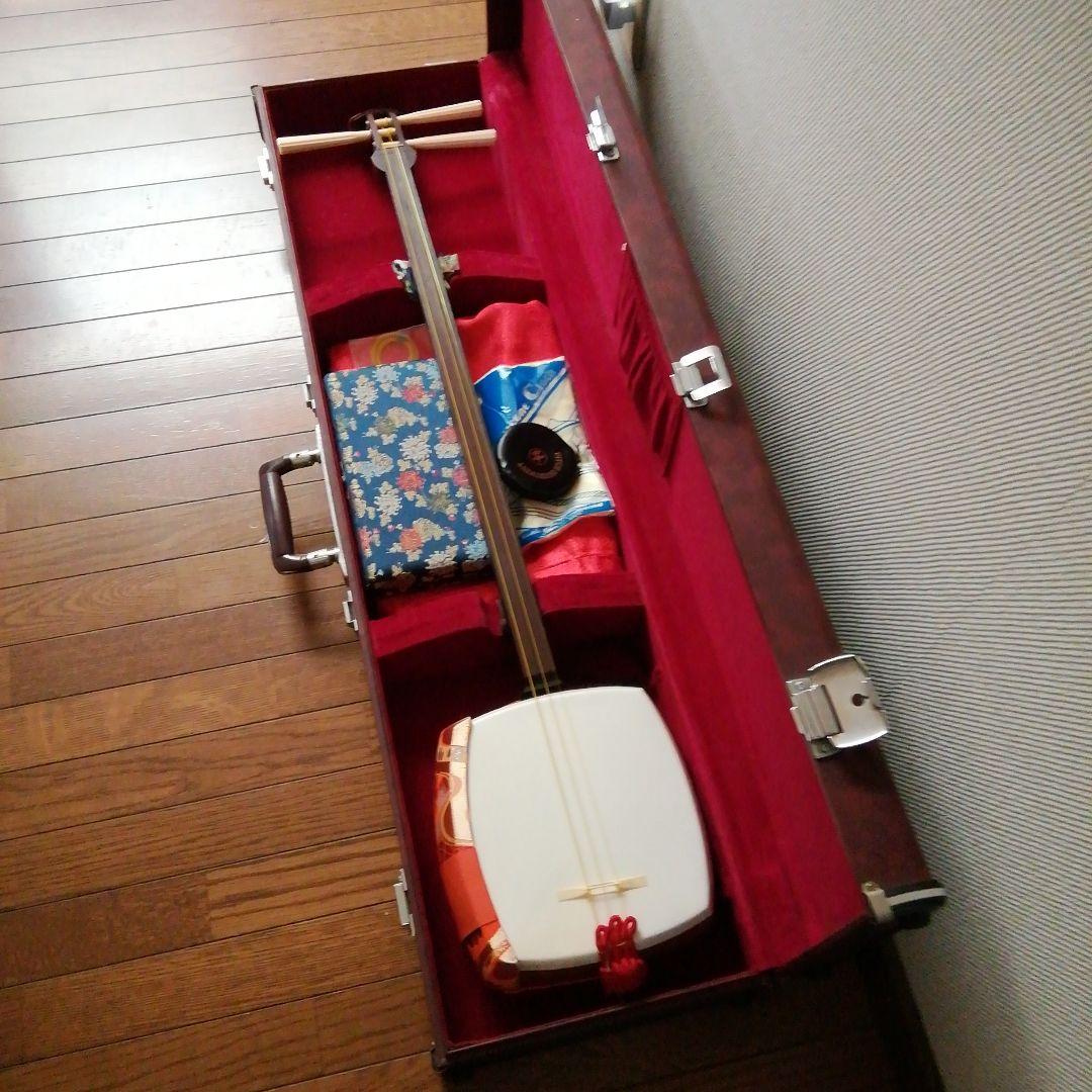 最高級三味線 フルセット高級 三味線 ケース付き 三味線フルセット