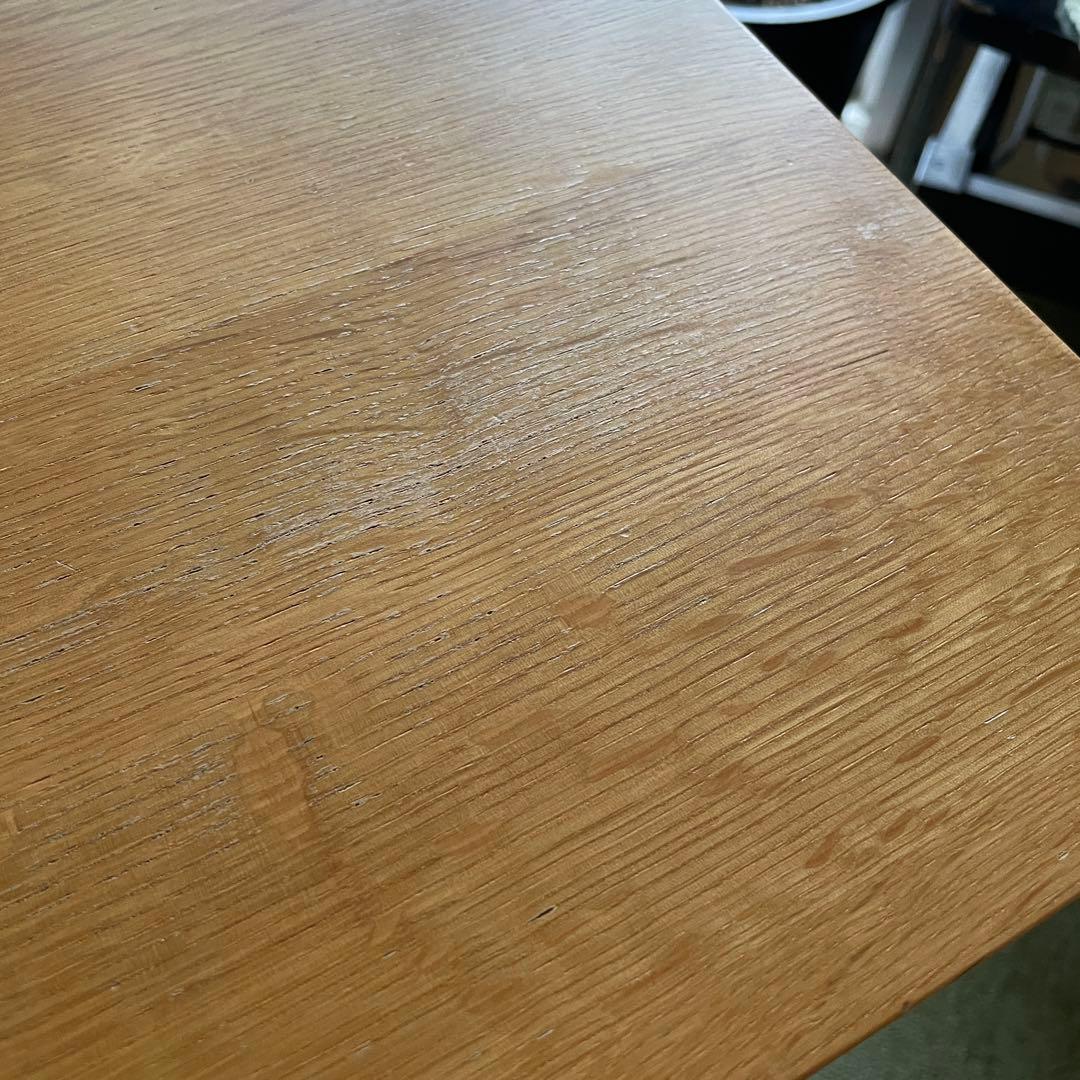 無印良品 無垢材デスク（引出付）・オーク材（廃番品）