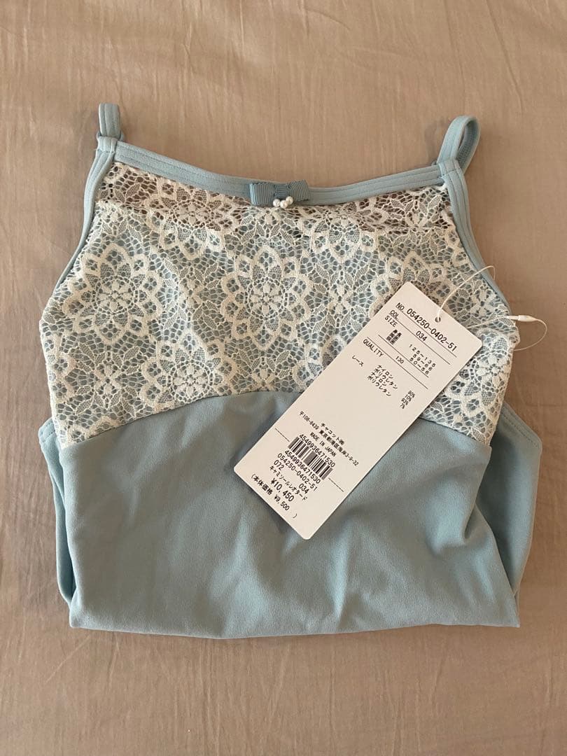 チャコット　バレエ　レオタード　130 CHACOTT - 美品 チャコットキッズ ラベンダーカラー レオタード 130の