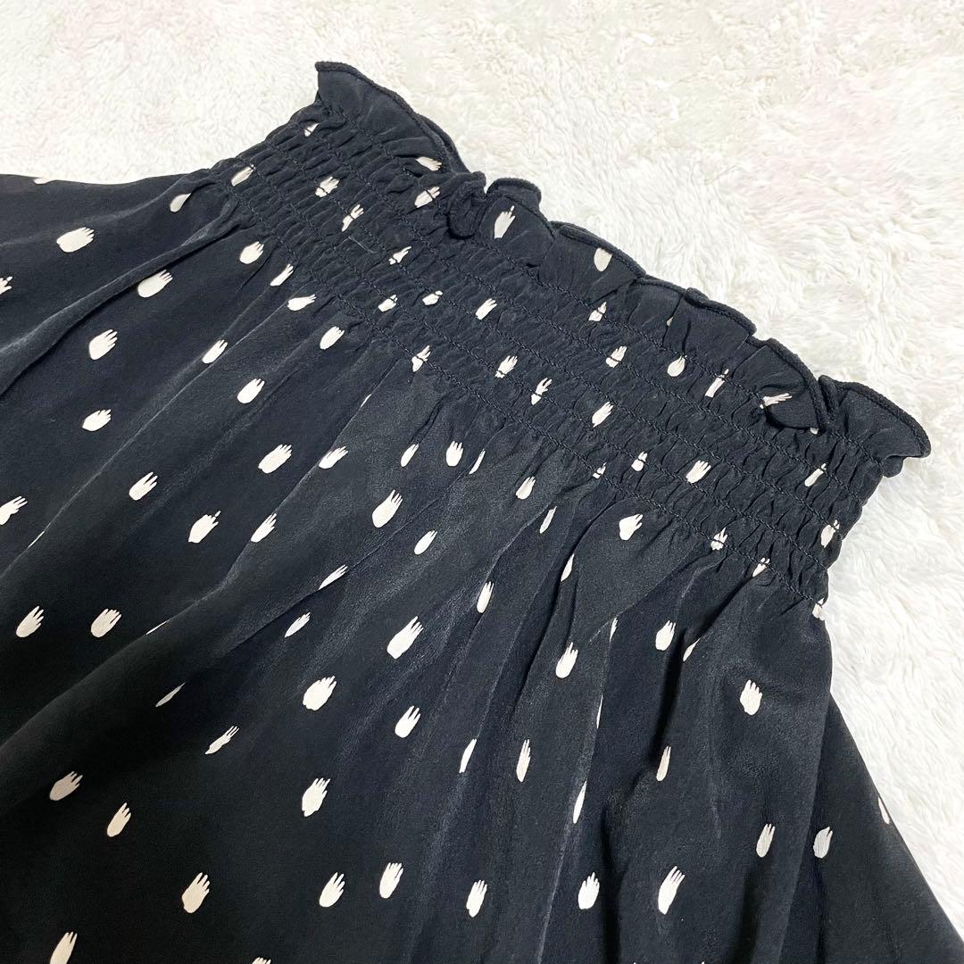 BEARDSLEプリントシャーリングワンピース