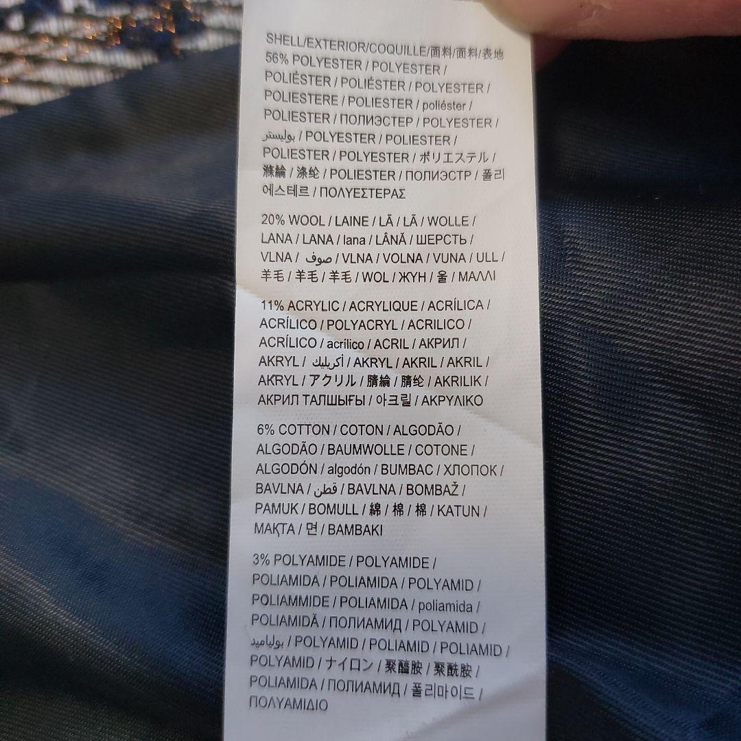 個性派✨Desigual 豪華刺繍 デニムパッチワーク ロングコート ファー襟