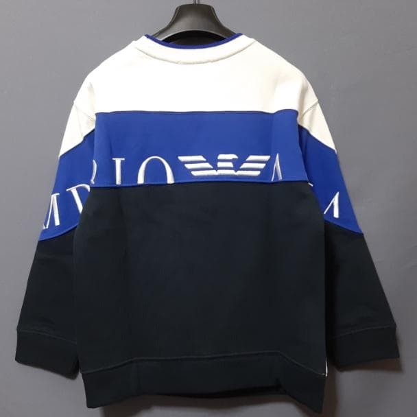 【新品・値下げ】エンポリオアルマーニ/ジュニア　刺繍スウェット　14A・14歳