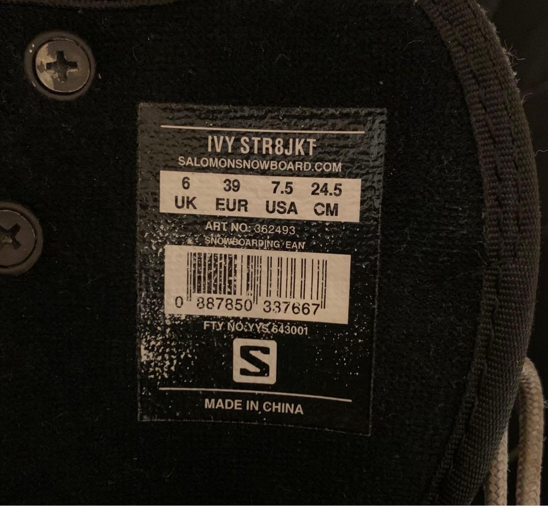 スノボブーツ SALOMON Ivy 24.5cm STR8JKT