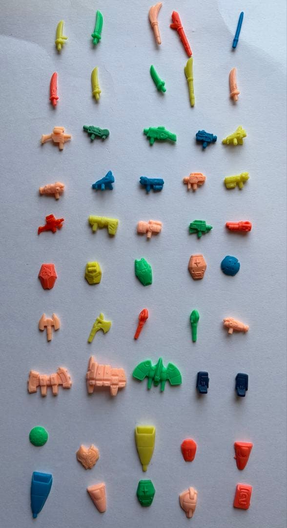 SDガンダム ガン消し 武器パーツ 50個 当時物 まとめ - メルカリ