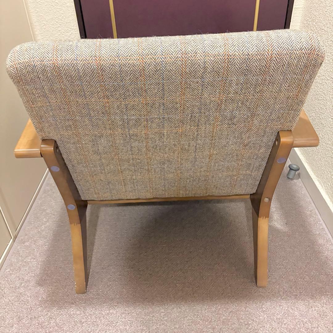 ハリスツイード★Harris Tweed★1人掛けソファ★ソファ★ローソファ★