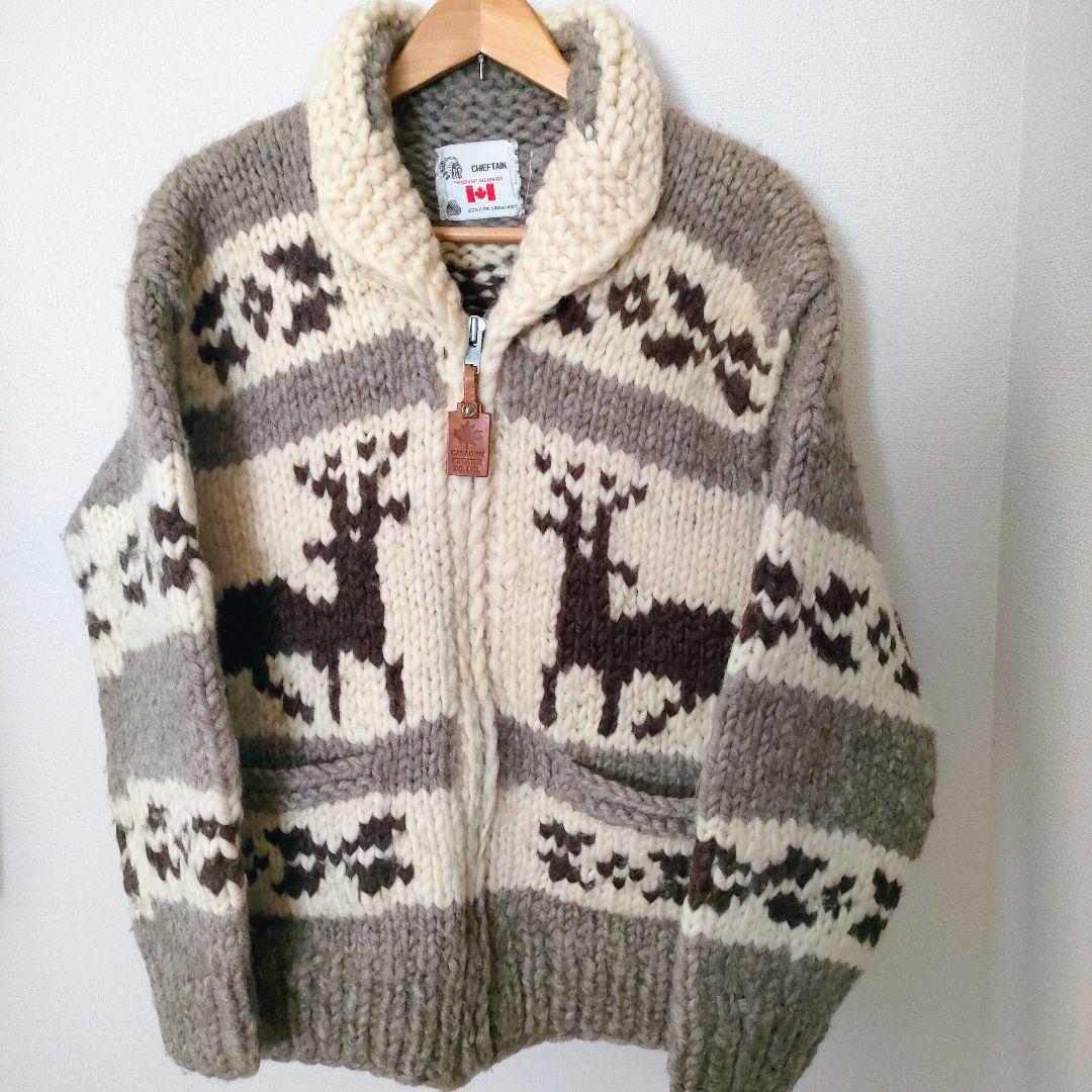 CHIEFTAIN 厚手ウールカウチンニット セーター