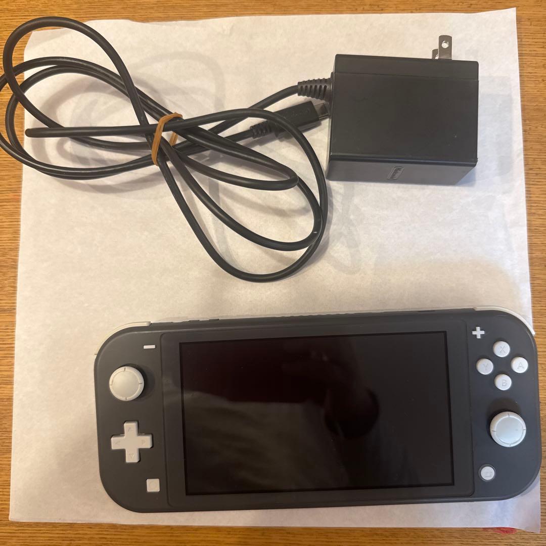 Nintendo Switch Lite グレー 本体　充電器付き