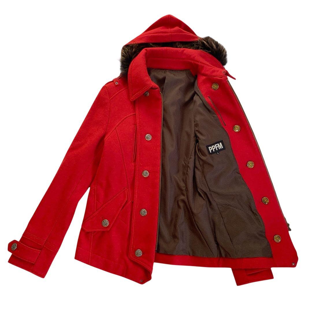 PPFM 00s archiveラクーンファー ナポレオン Pコート