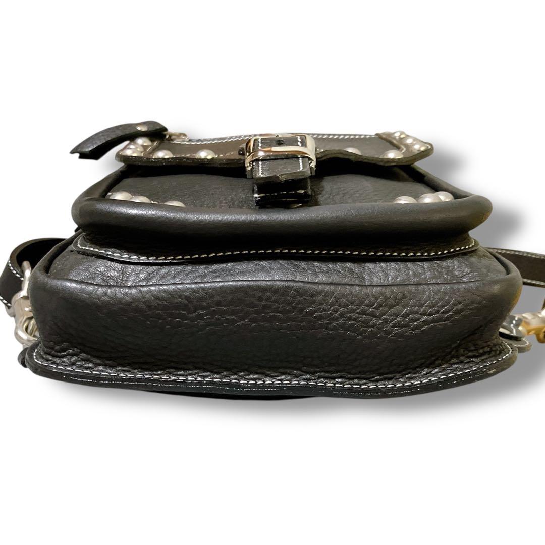 ワイルドハーツ 良品 3way y2k スタッズ 多収納 ボディバッグ ブラック