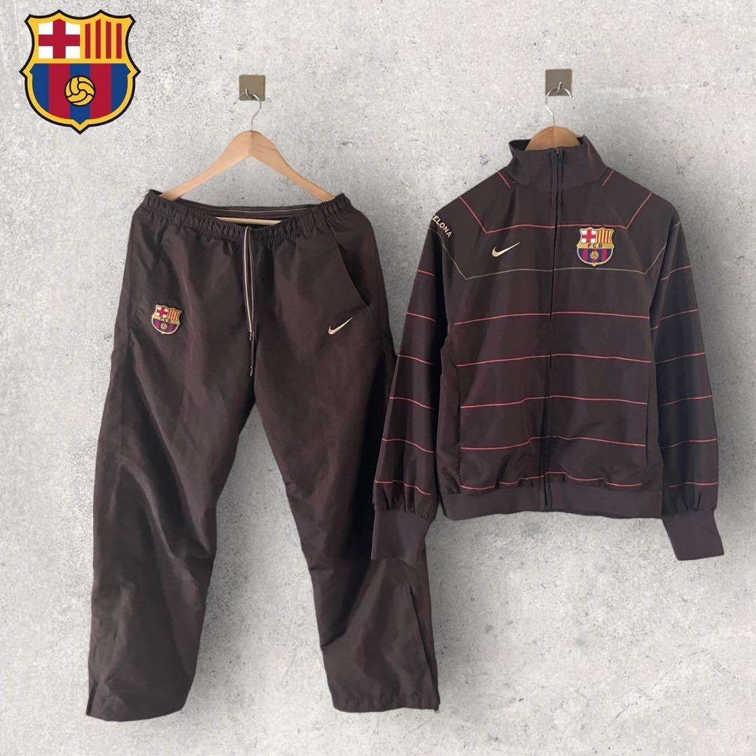 レア 07-08 FCバルセロナ ナイキ ジャケット パンツ セットアップ