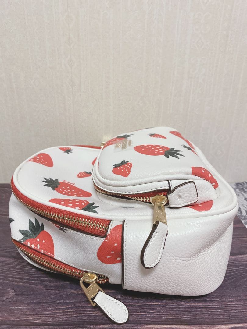 〔新品未使用〕COACH ミニリュック　ストロベリー