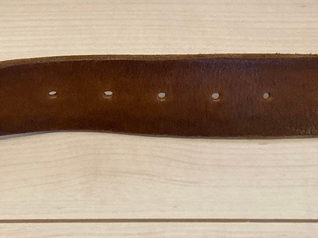 GUCCI ブラウンレザー GGロゴベルト