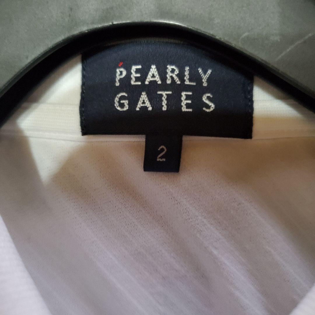 最終値下 新品未使用 パーリーゲイツ ホワイトポロシャツ サイズ2 レディース