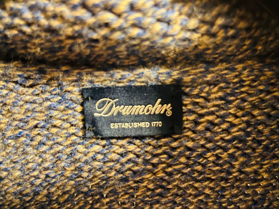 Drumohr ミドルゲージウールニットダッフル