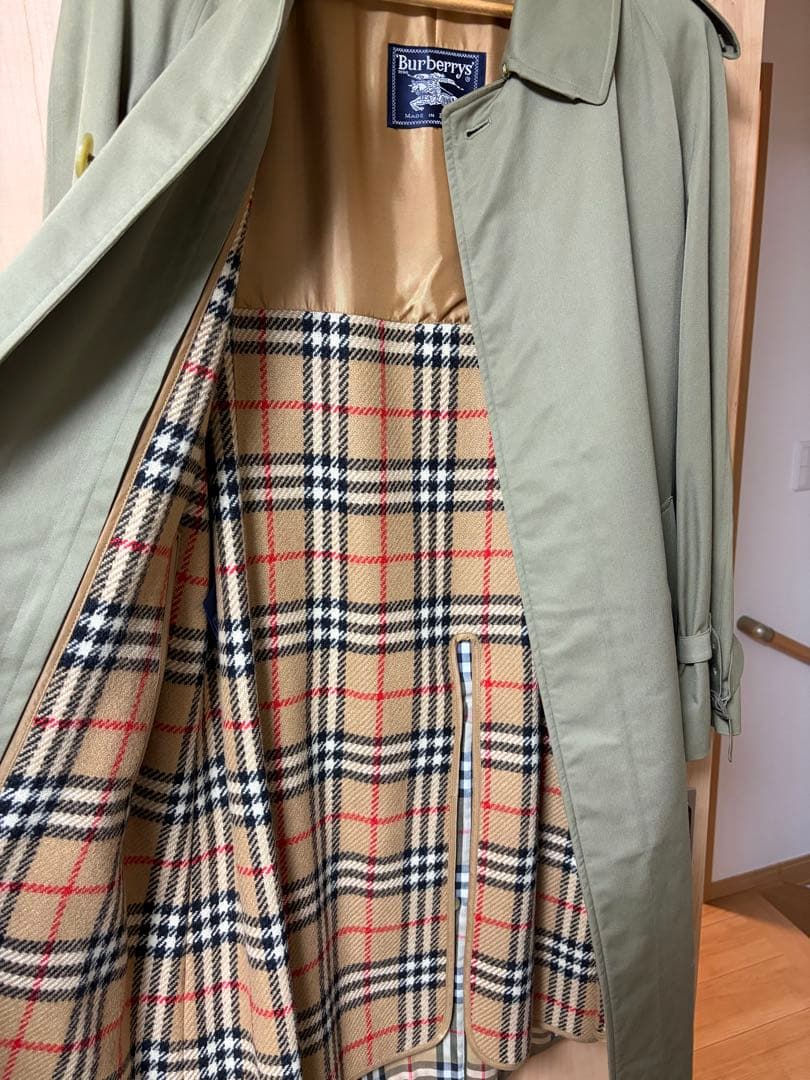 Burberrys ステンカラーコート カーキ