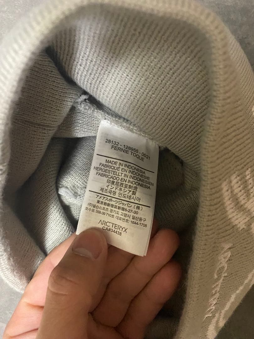 ARC'TERYX グレー ビーニー