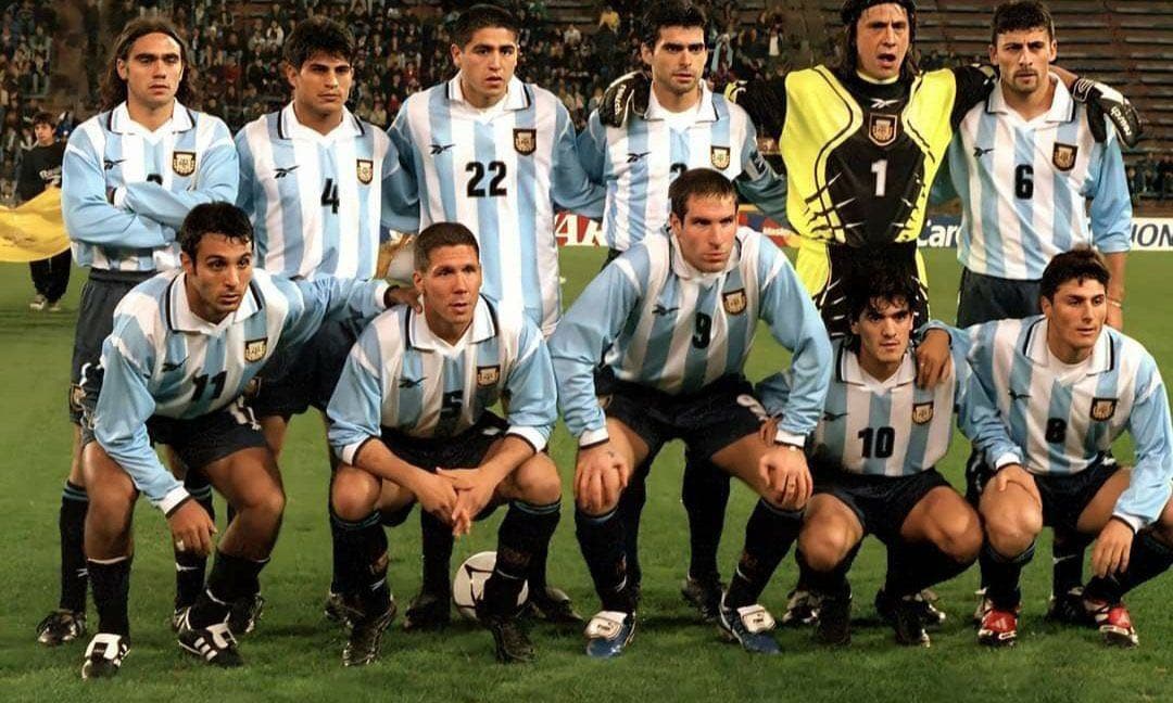 正規品 00/01 アルゼンチン代表 リーボック オルテガ　Lサイズ