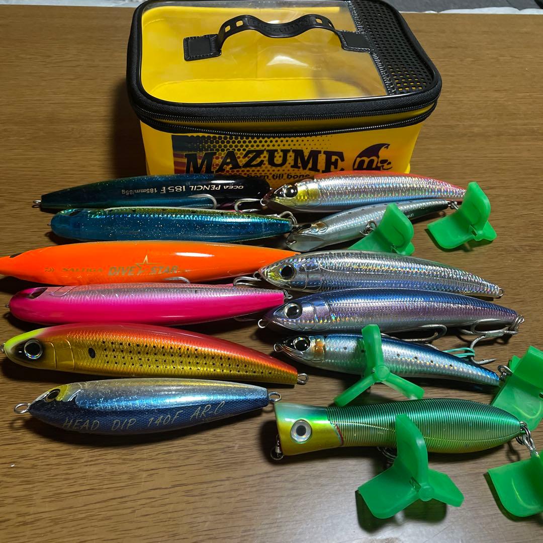 オフショアプラグ まとめ売り MAZUME収納ケース付き