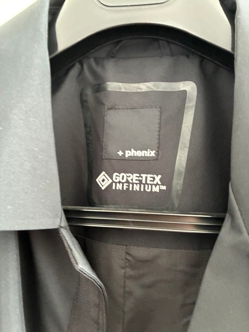 タグ付】+phenix GORE-TEX INFINIUM コート ブラック - ジャケット