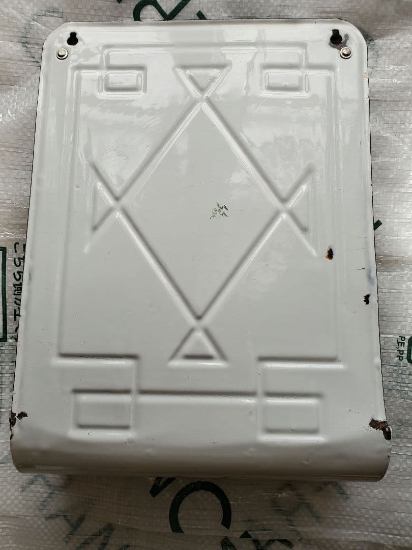 フランス　アンティーク　ホーロー　レードルラック