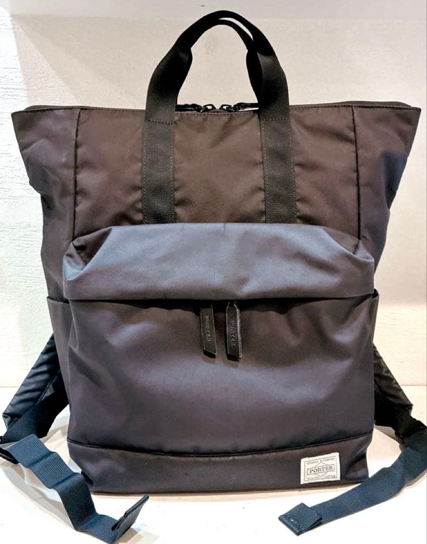PORTER ムース 2WAYデイパック リュック　(L) 黒