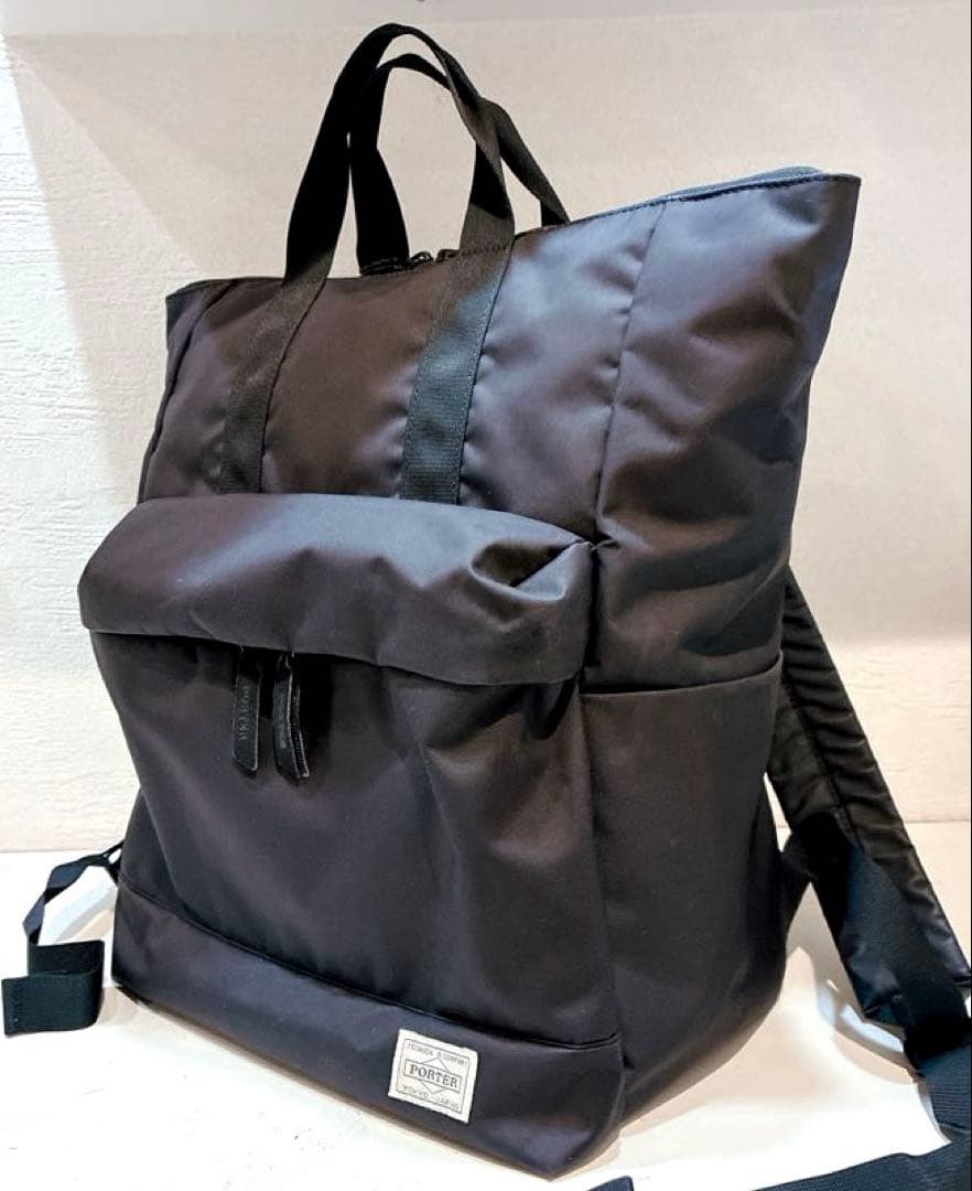 PORTER ムース 2WAYデイパック リュック　(L) 黒