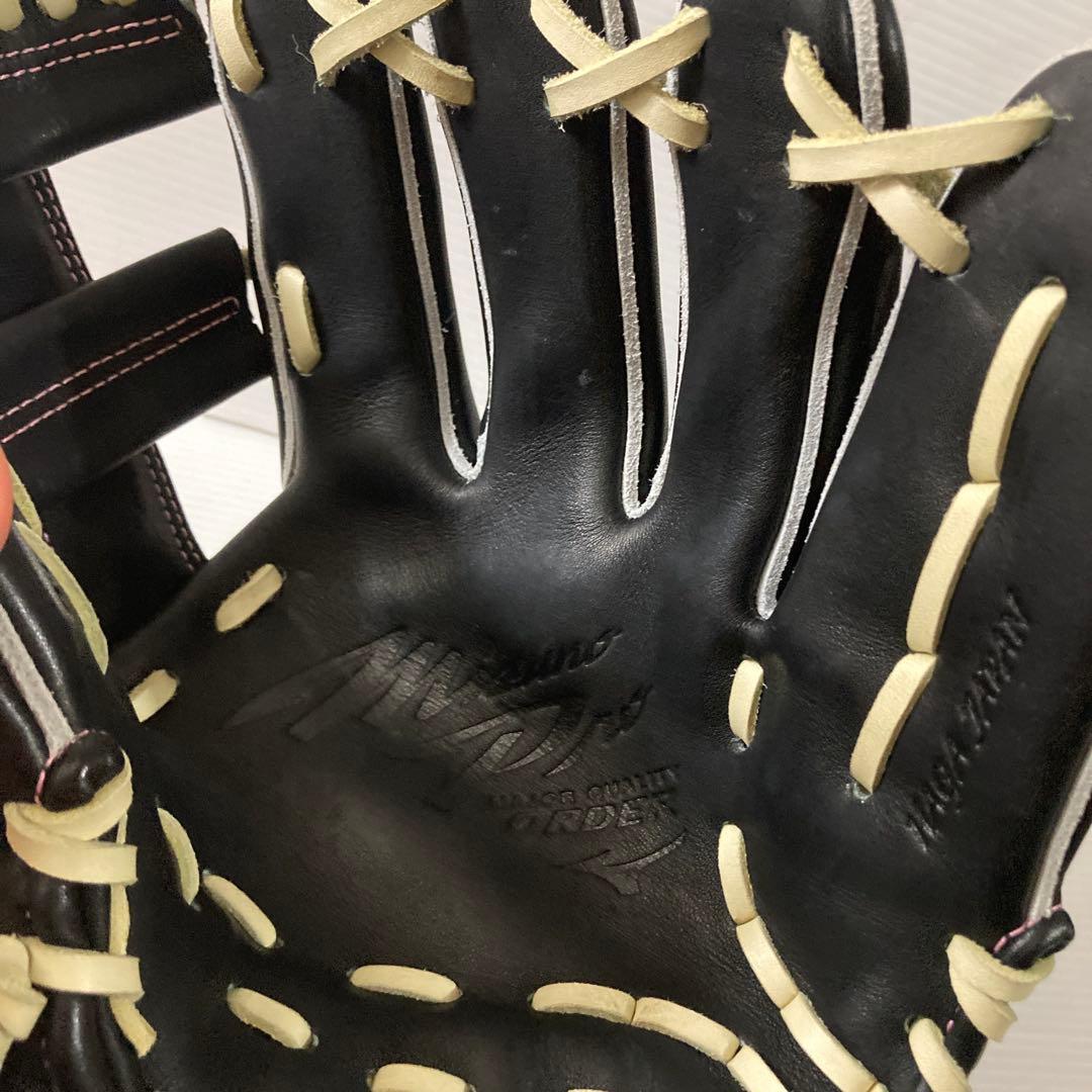 硬式グローブ ミズノプロ 内野手用 オーダーグラブ HAGA JAPAN