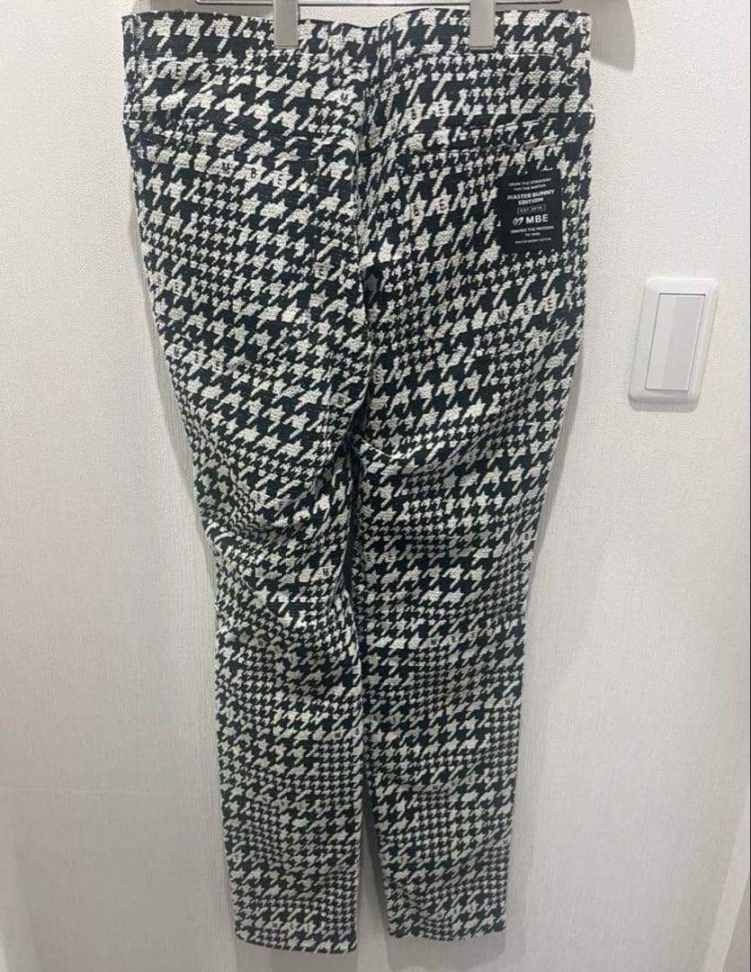 マスターバニー 秋冬メンズパンツ Mサイズ ハウンドトゥース