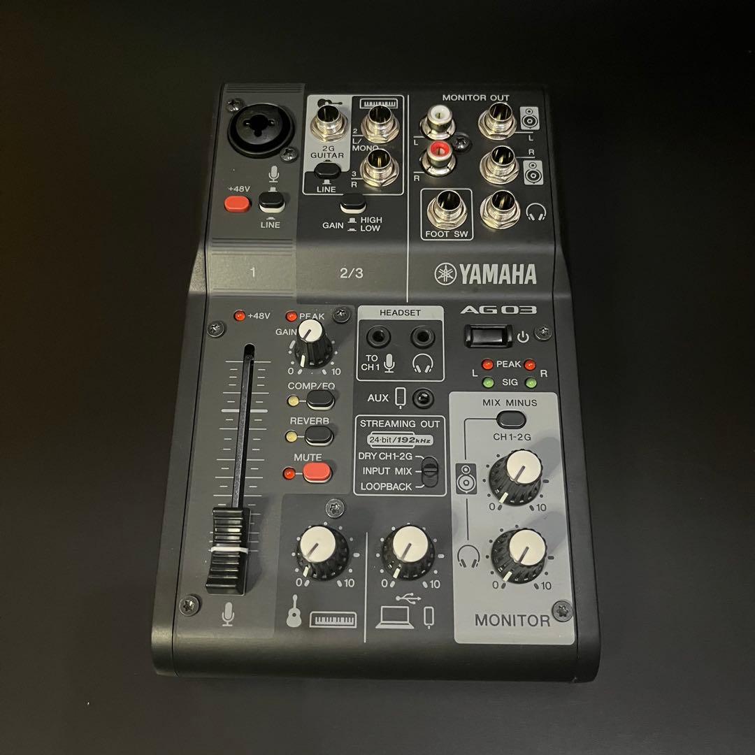 DTM・DAW YAMAHA AG03 MK2