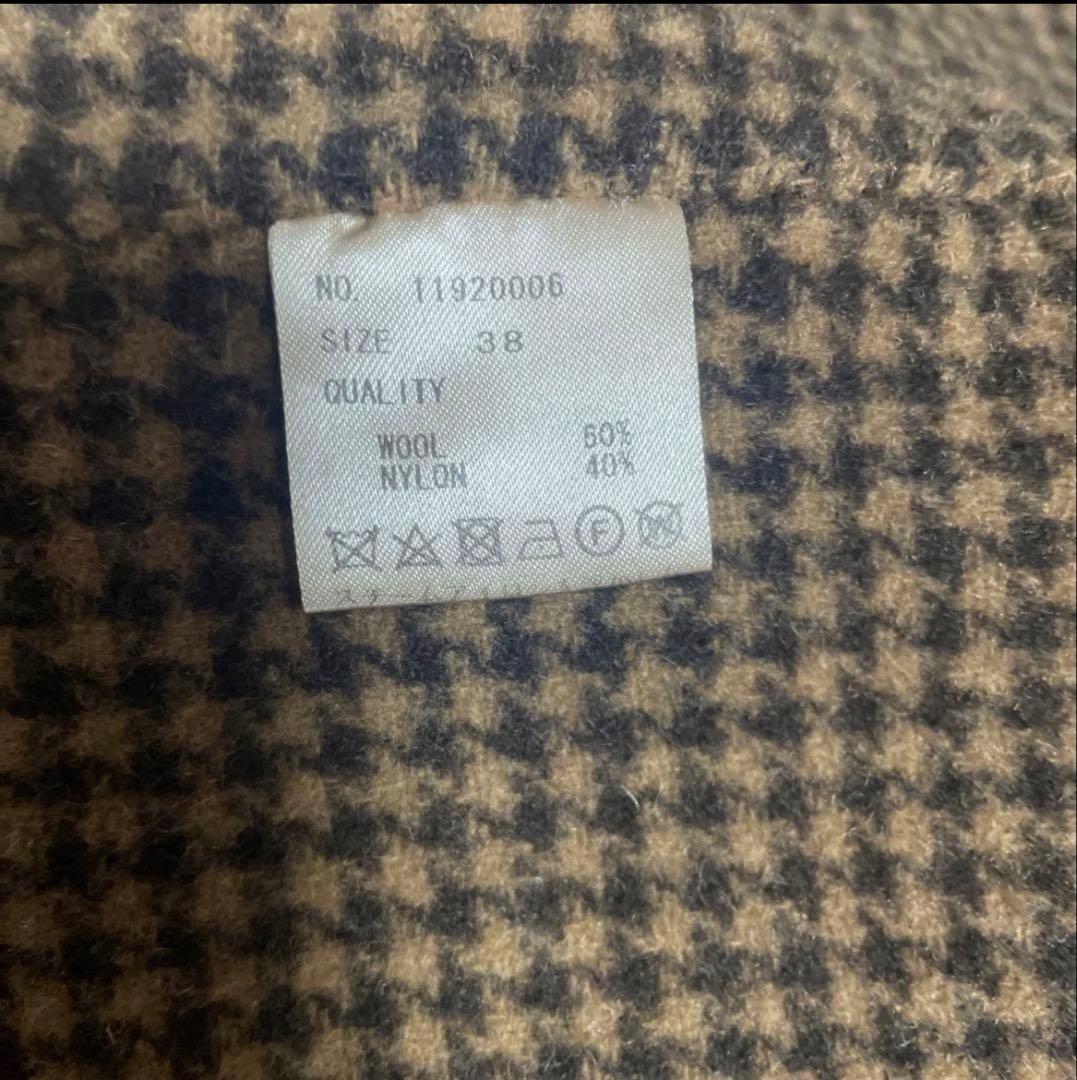 TODAYFUL チェック柄 チェスターコート 38